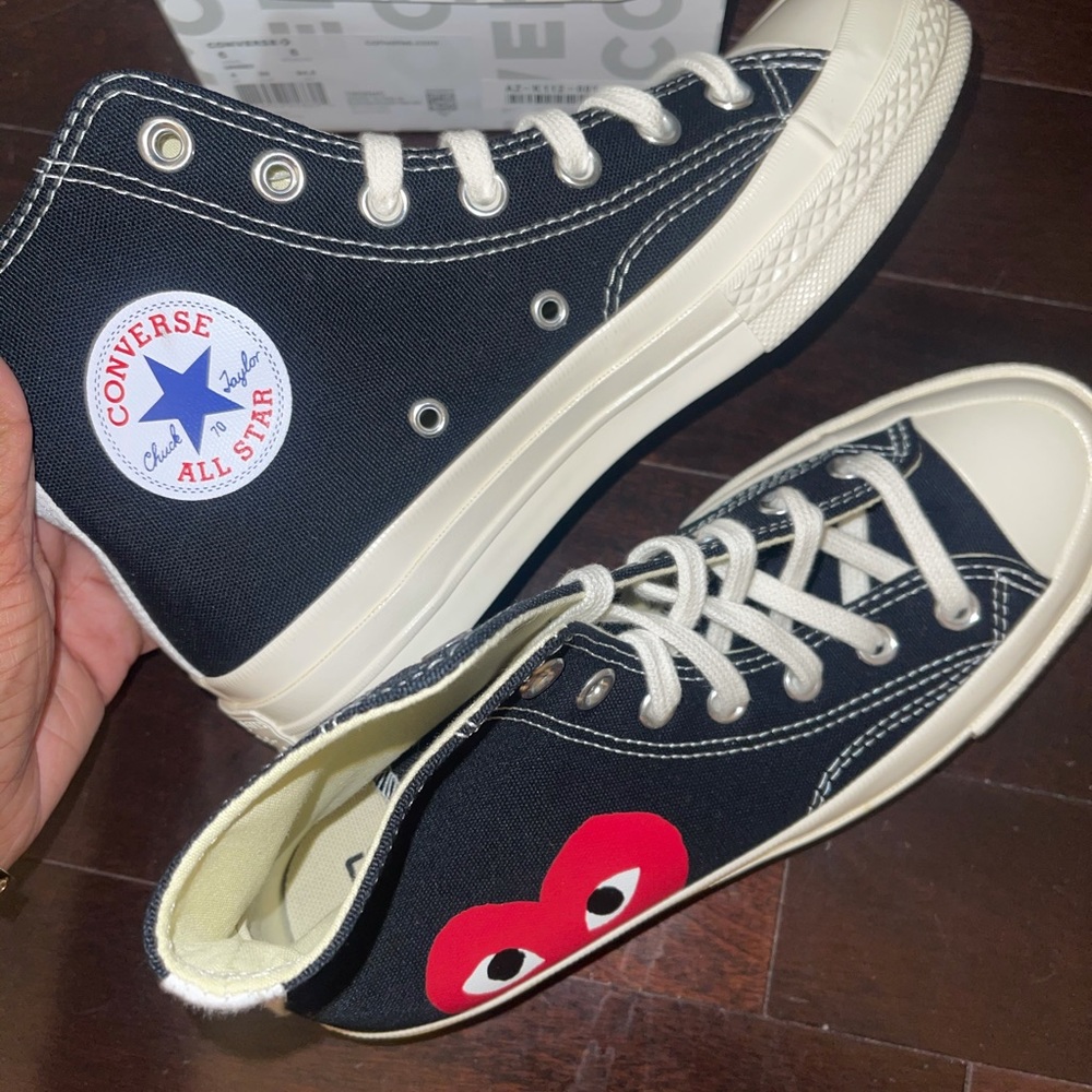 Authentic Comme Des Garçon X Chuck Taylor sneaker **CLOSET CLEAN OUT **